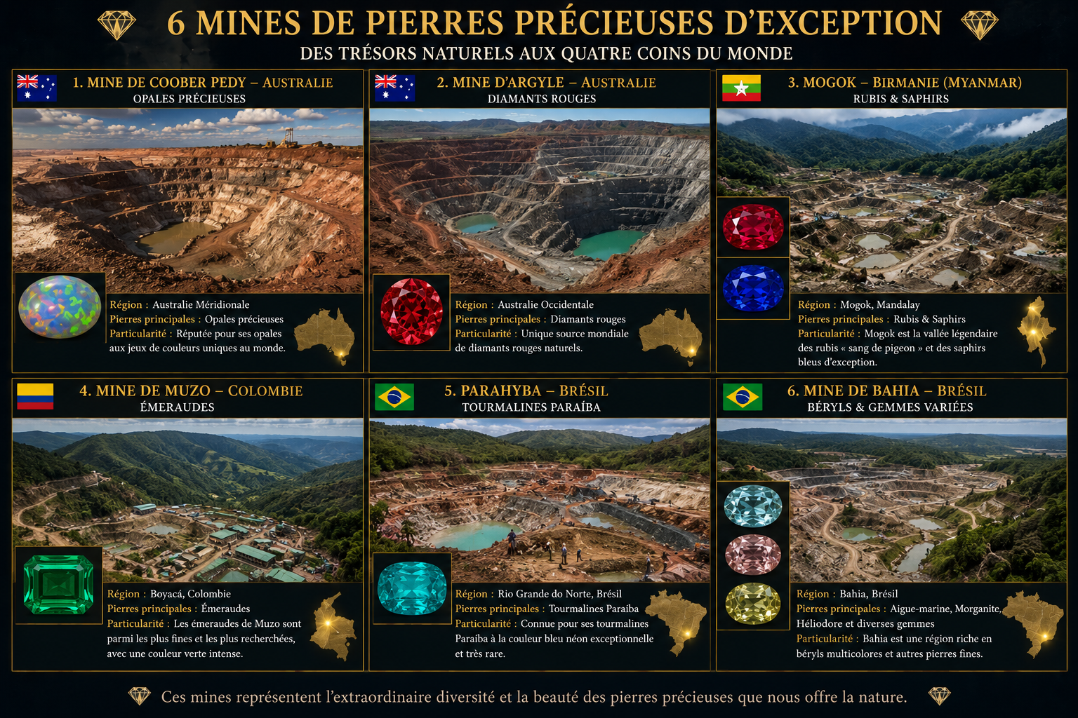 Gemstone mines — 1